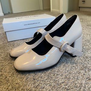 Funky Retro Heeled Mary Janes